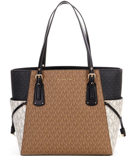 michael kors east west handbag satchel bag|michael kors voyager tote sale.